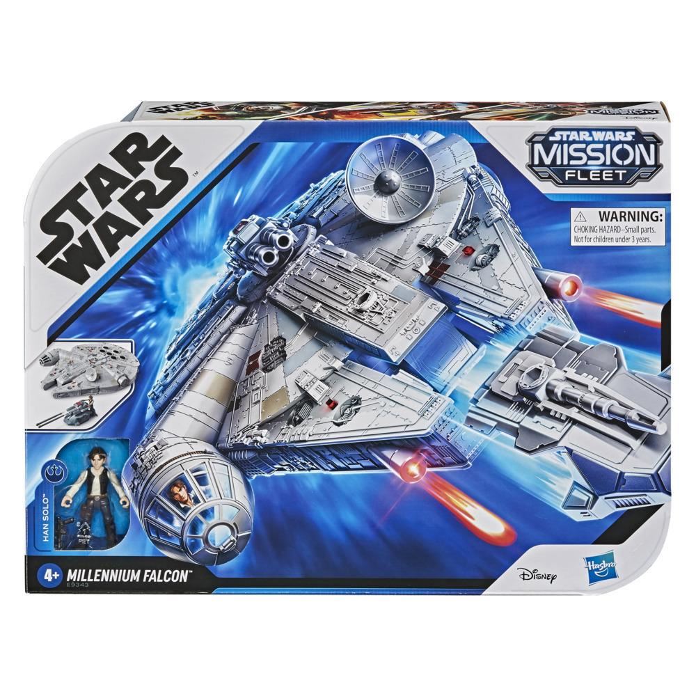 Han Solo Millennium Falcon Figure & Vehicle E9343 Star Wars Mission Fleet