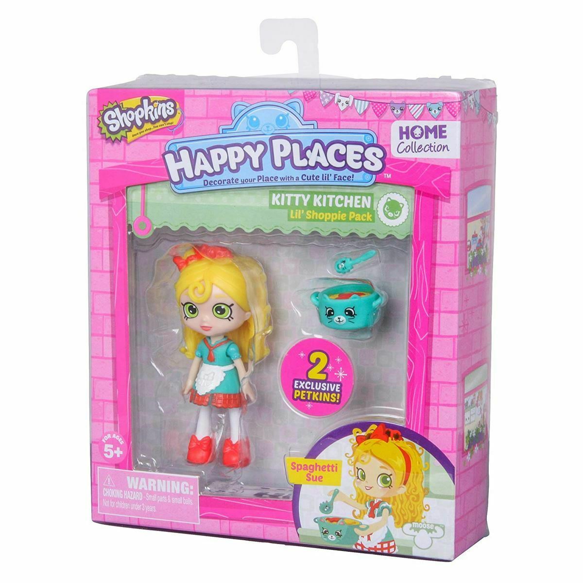 Shopkins Kitty Kitchen Spaghetti Sue Lil' Shoppie Pack Official