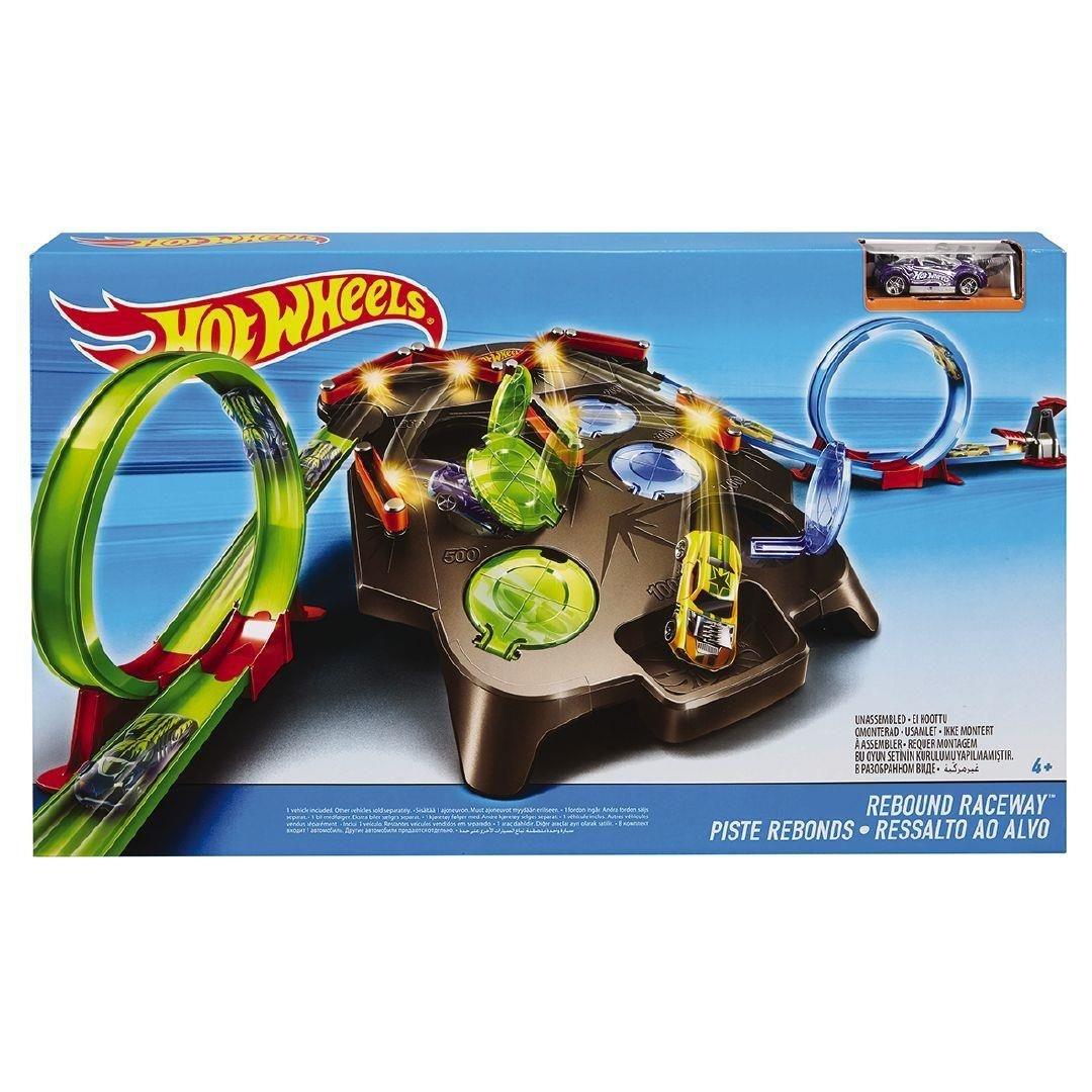 Hot Wheels Rebound Raceway Trackset FDF27 Playset Cars Loops